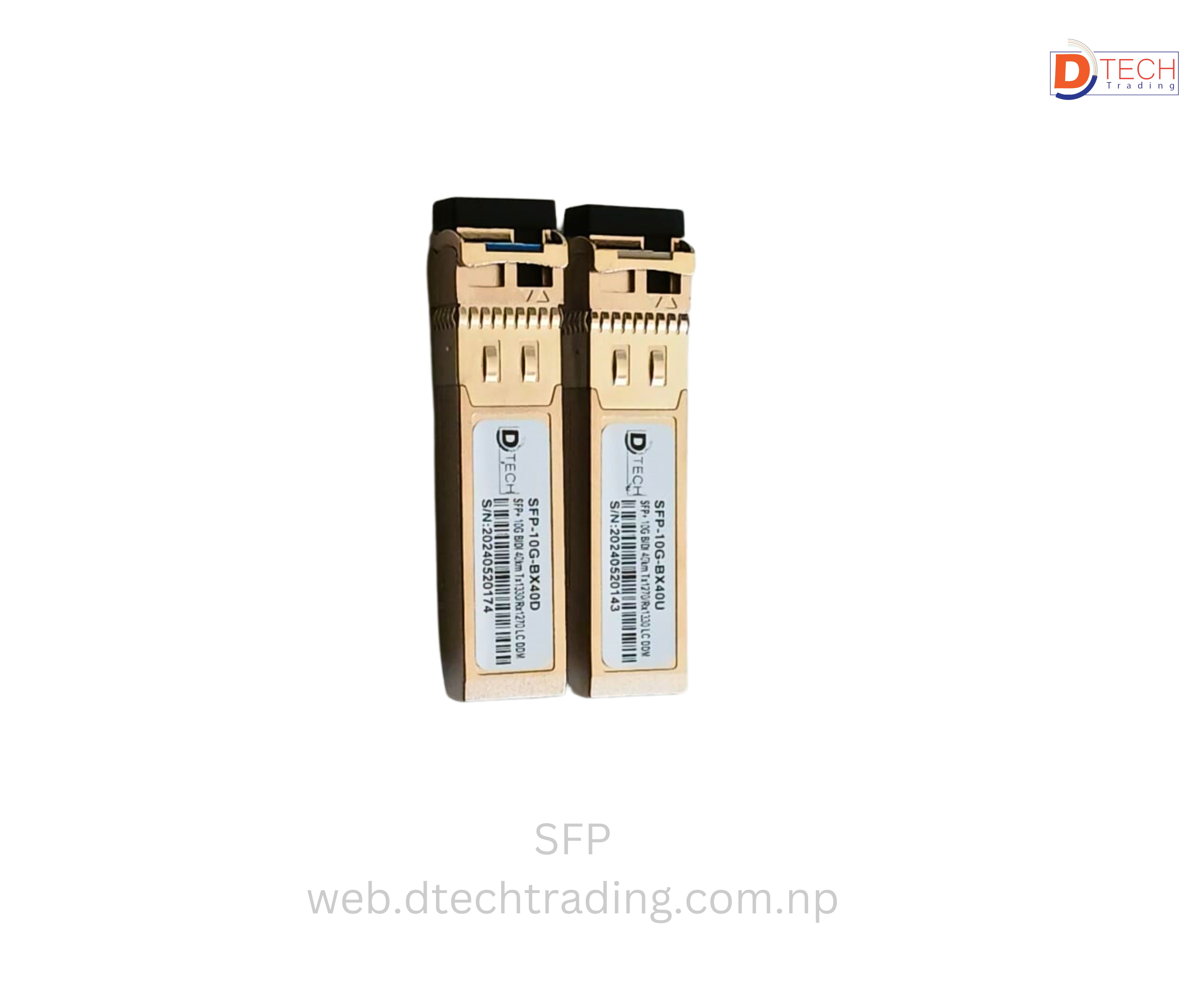 SFP 10G, BIDI TX1270nm/RX1330nm, 40KM, LC DDM 174